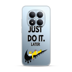 Silikonska Maskica za Redmi Note 15 Pro 4G - Just Do It (Later)