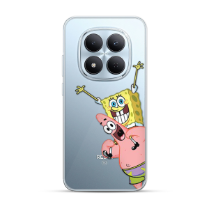 Silikonska Maskica za Redmi Note 15 Pro 4G - Spognebob & Patrick