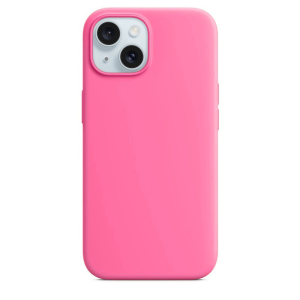 Silikonska Maskica za iPhone 15 - Svijetlo roza
