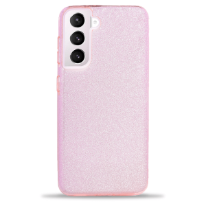 3u1 Glitter Maskica za Samsung Galaxy S21 - roza