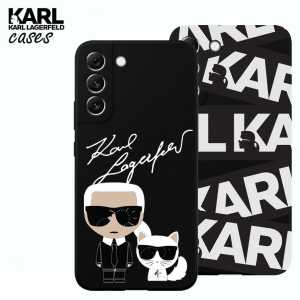 Crna Karl Lagerfeld Silikonska Maskica za Galaxy S22 - više motiva