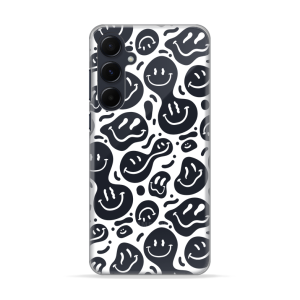 Silikonska Maskica za Galaxy S24 FE - White Smiley