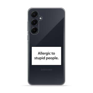 Silikonska Maskica za Samsung Galaxy A37 - Allergic to Stupid People