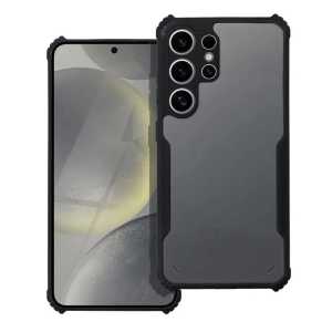 Defender prozirna maskica s crnim rubom za Samsung Galaxy S24 Ultra