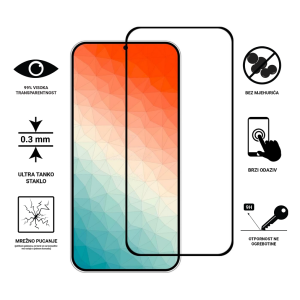 Zaštitno Staklo za ekran za Xiaomi 14T / 14T Pro (3D) - (Prozirno sa crnim rubovima)