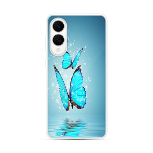Silikonska Maskica za Galaxy S25 Edge - Blue Butterfly