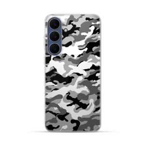 Silikonska Maskica za Galaxy S25 FE - Camouflage - siva