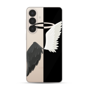 Silikonska Maskica za Samsung Galaxy S26 Plus - Black & White