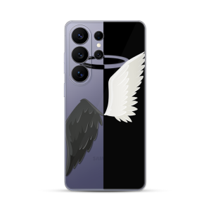 Silikonska Maskica za Samsung Galaxy S26 Ultra - Black & White