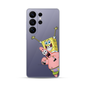 Silikonska Maskica za Samsung Galaxy S26 Ultra - Spognebob & Patric