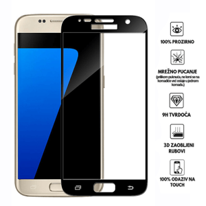 Galaxy S7 - 3D Zaobljeno Kaljeno Staklo