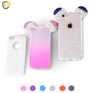 Silikonska Maskica sa Ušima za iPhone 7 / iPhone 8 - Više motiva