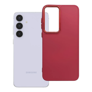Frame Premium maskica za Samsung Galaxy S25 FE - Crvena