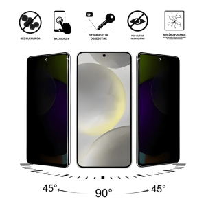 Zaštitno Staklo za ekran za iPhone 16 Pro Max (3D) - Privacy-AntiSpy