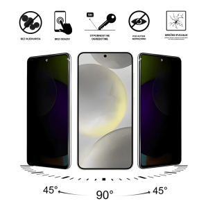 Zaštitno Staklo za ekran za Samsung Galaxy A35 (3D) - Privacy-AntiSpy