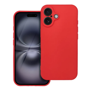 Soft Premium Silikonska maskica za iPhone 16 - Crvena