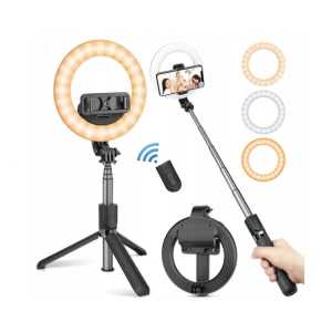 Bluetooth Selfie Stick i tronozac (tripod) s Lampom