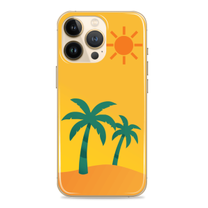 Silikonska maskica - "Palm and Sun" - sum134