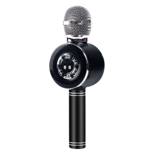 Karaoke mikrofon sa zvučnikom - Crni