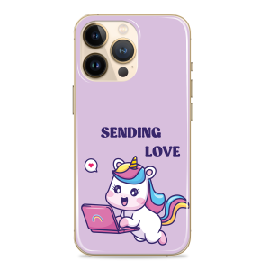 Silikonska maskica za mobitel - Sending love - uni-02