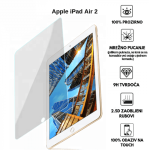 Apple iPad Air 2 9.7 inča – Kaljeno Staklo / Staklena Folija