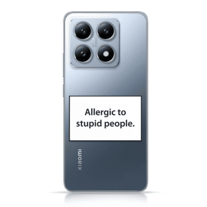 Silikonska Maskica za Xiaomi 14T - Allergic to Stupid People