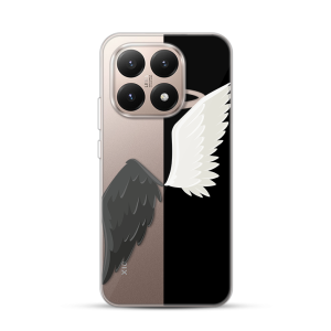 Silikonska Maskica za Xiaomi 15T - Black & White