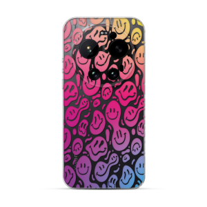 Silikonska Maskica za Xiaomi 17 Ultra - Colorful Smiley