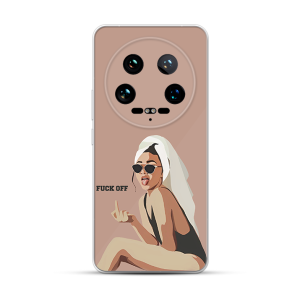 Silikonska Maskica za Xiaomi 14 Ultra - F*** off