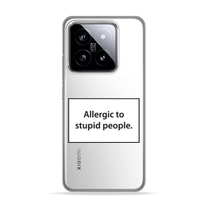 Silikonska Maskica za Xiaomi 14 - Allergic to Stupid People