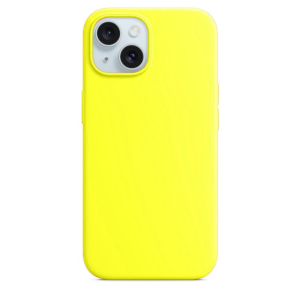 Silikonska Maskica za iPhone 15 - Žuta
