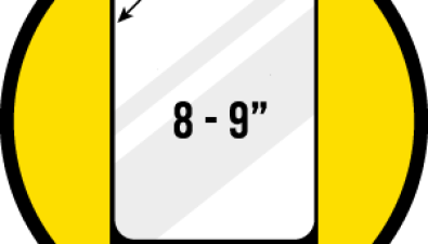 8.0 - 9.0 inča