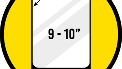9.0 - 10.0 inča