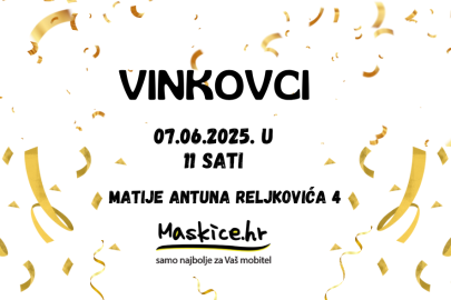 Maskice.hr otvara novu poslovnicu u Vinkovcima!