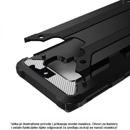 Galaxy Note 10 Lite (2020) - Defender II Silikonska Anti Shock Maskica - Crna 108415
