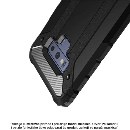 Galaxy Note 10 Lite (2020) - Defender II Silikonska Anti Shock Maskica - Crna 108416