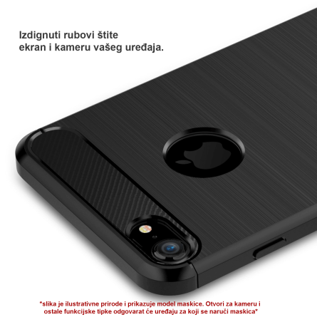 Silikonska Carbon Maskica za Honor 7c/Y7 (2018)/Y7 Prime (2018) 39428