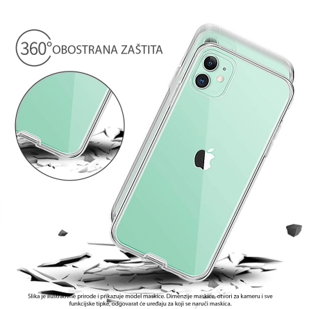 3D Obostrana Prozirna Maskica za Galaxy A20e 240442