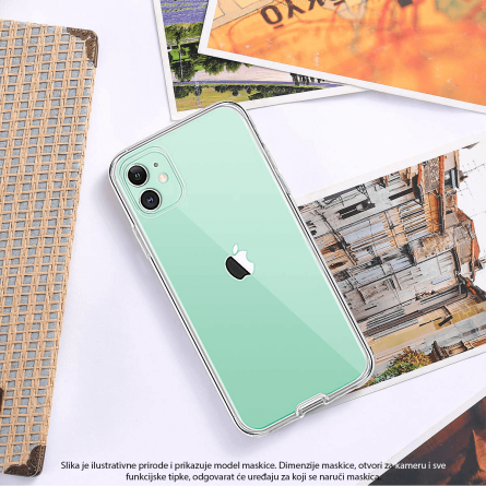 3D Obostrana Prozirna Maskica za iPhone 14 Pro 194088