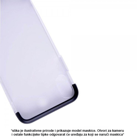Silikonska Maskica za iPhone X/XS - Obojani Rubovi u Više Boja 42066
