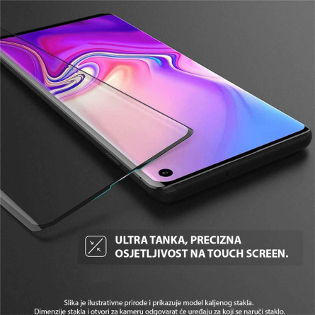 Zaštitno Staklo za ekran za iPhone 11 Pro (3D Keramičko Staklo) - (Prozirno sa crnim rubovima) 194051