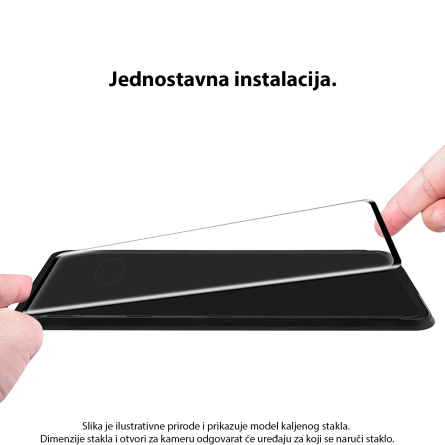 Zaštitno Staklo za ekran za iPhone 11 Pro (3D Keramičko Staklo) - (Prozirno sa crnim rubovima) 194053