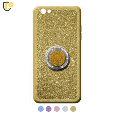 Glitter Maskica sa Prstenom u Više Boja za iPhone XR 41097
