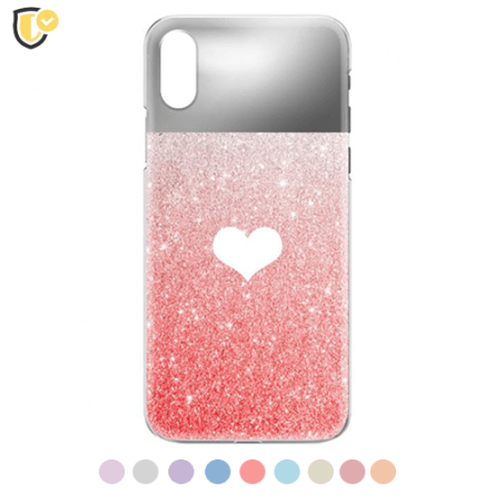 Glitter Heart Silikonska Maskica za iPhone XS Max 41343