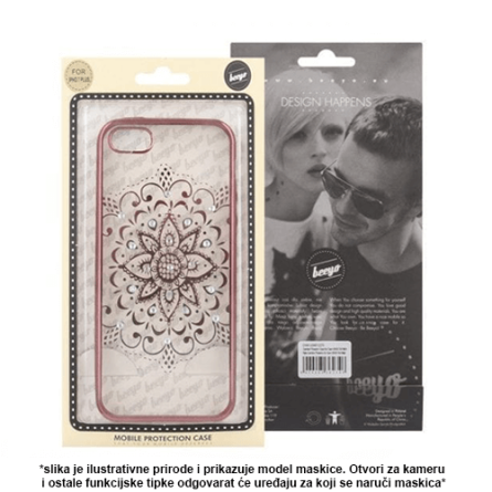 Beeyo Mandala Silikonska maskica za iPhone 7/8 - Rose Gold 41800