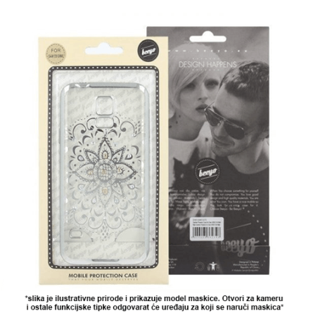 Beeyo Mandala Silikonska maskica za Galaxy S5 - Silver 41808