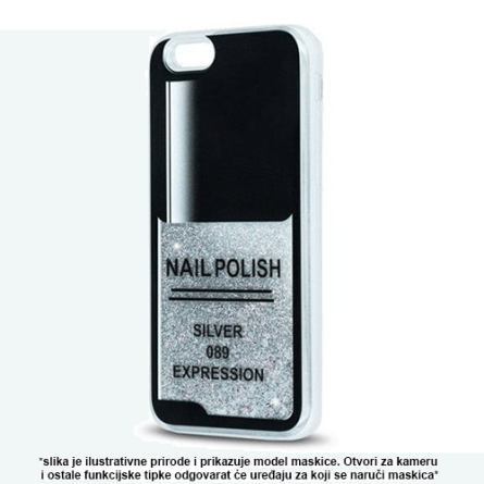 Liquid Nail Polish Silikonska Maskica za iPhone 5S 37995