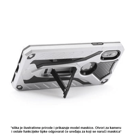 Srebrna Defender Stand Maskica za iPhone X/XS 36806