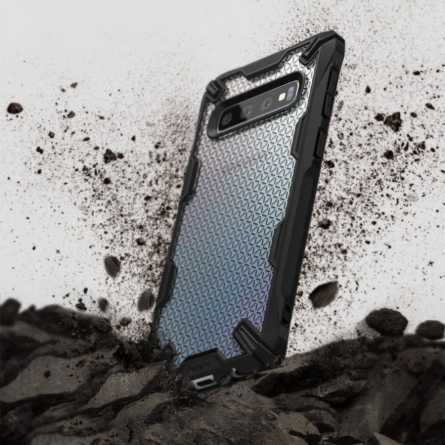 Ringke FUSION X Maskica za Galaxy S10 - Hexagon Black 30124