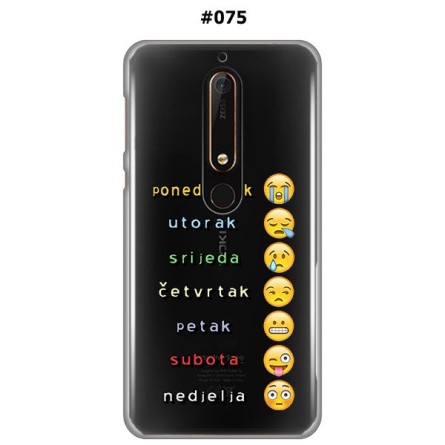 Silikonska Maskica za Nokia 6.1 / Nokia 6 (2018) - Šareni motivi 88001
